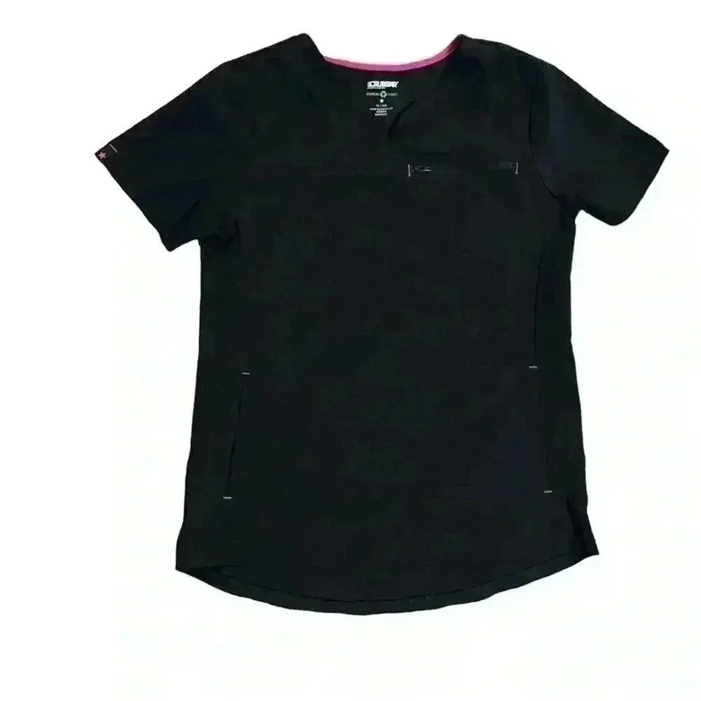 Pewter Scrubstar L top LP jogger